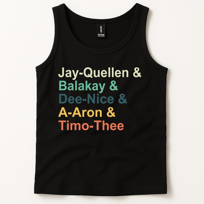 Jayquellen & Balakay & Deenice & Aaron & Timothee Tank Top