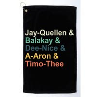 Jayquellen & Balakay & Deenice & Aaron & Timothee Golf Towel