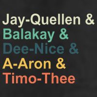 Jayquellen & Balakay & Deenice & Aaron & Timothee Golf Towel