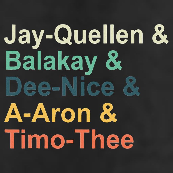 Jayquellen & Balakay & Deenice & Aaron & Timothee Golf Towel
