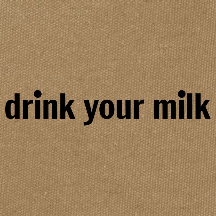 Drink Your Milk Daily Funny Meme Cotton Canvas Backpack