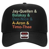 Jayquellen & Balakay & Deenice & Aaron & Timothee High Crown Mesh Back Trucker Hat