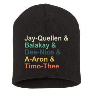 Jayquellen & Balakay & Deenice & Aaron & Timothee Short Acrylic Beanie