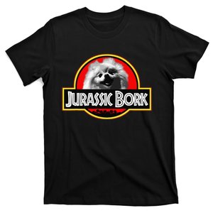 Jurassic Bork Doggo Pomeranian funny T-Shirt