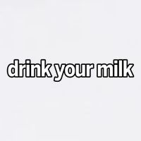Drink Your Milk Funny Slogan Sustainable Bucket Hat