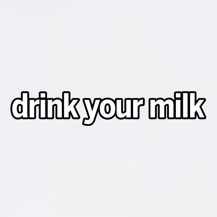 Drink Your Milk Funny Slogan Wool Snapback Cap