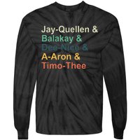 Jayquellen & Balakay & Deenice & Aaron & Timothee Tie-Dye Long Sleeve Shirt