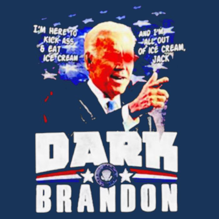 Joe Biden Dark Brandon Im Here To Kick Ass And Eat Ice Cream Bucket Hat