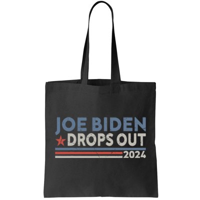 Joe Biden Drops Out 2024 Pro Trump Tote Bag