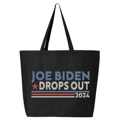 Joe Biden Drops Out 2024 Pro Trump 25L Jumbo Tote