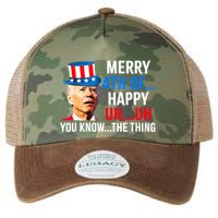 Joe Biden Dazed Biden Confused Merry Happy Funny 4th Of July Legacy Tie Dye Trucker Hat