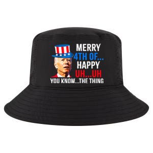 Joe Biden Dazed Biden Confused Merry Happy Funny 4th Of July Cool Comfort Performance Bucket Hat