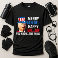 Joe Biden Dazed Biden Confused Merry Happy Funny 4th Of July Performance Shirt