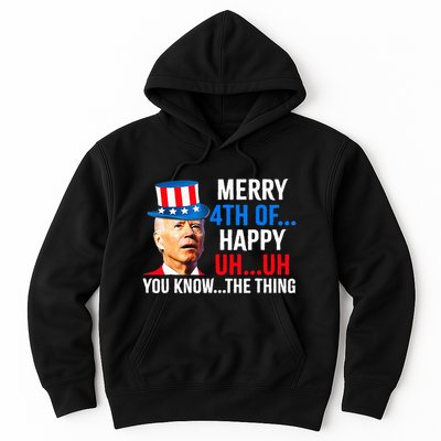 Joe Biden Dazed Biden Confused Merry Happy Funny 4th Of July Hoodie
