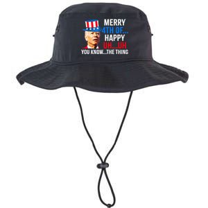 Joe Biden Dazed Biden Confused Merry Happy Funny 4th Of July Legacy Cool Fit Booney Bucket Hat