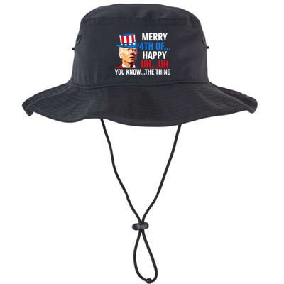 Joe Biden Dazed Biden Confused Merry Happy Funny 4th Of July Bucket Hat
