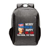 Joe Biden Dazed Biden Confused Merry Happy Funny 4th Of July Vector Backpack