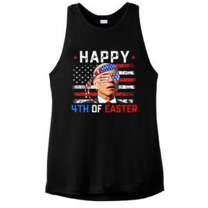 Joe Biden Dazed Happy 4th Of Easter America 4th Of July Ladies PosiCharge Tri-Blend Wicking Tank