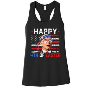 Joe Biden Dazed Happy 4th Of Easter America 4th Of July Women's Racerback Tank