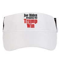 Joe Biden Dropping Out Trump Win 2024 Of Presidential Race Adult Drive Performance Visor