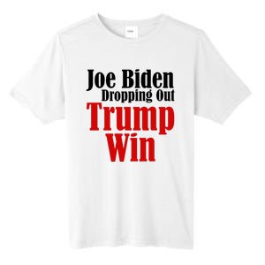 Joe Biden Dropping Out Trump Win 2024 Of Presidential Race Tall Fusion ChromaSoft Performance T-Shirt