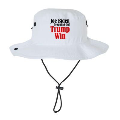 Joe Biden Dropping Out Trump Win 2024 Of Presidential Race Legacy Cool Fit Booney Bucket Hat