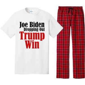 Joe Biden Dropping Out Trump Win 2024 Of Presidential Race Pajama Set