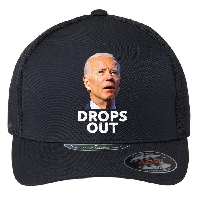 Joe Biden Drops Out 2024 Flexfit Unipanel Trucker Cap