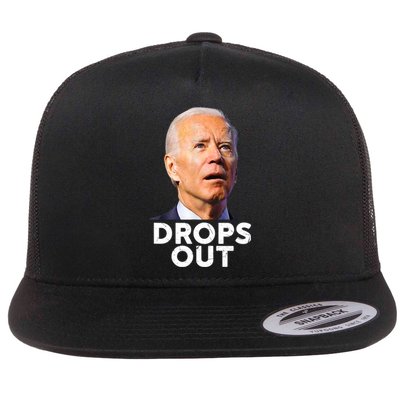 Joe Biden Drops Out 2024 Flat Bill Trucker Hat