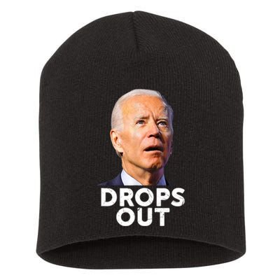 Joe Biden Drops Out 2024 Short Acrylic Beanie