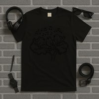 Joyful Birds Design, Nature Art, Bird Song Motif T-Shirt