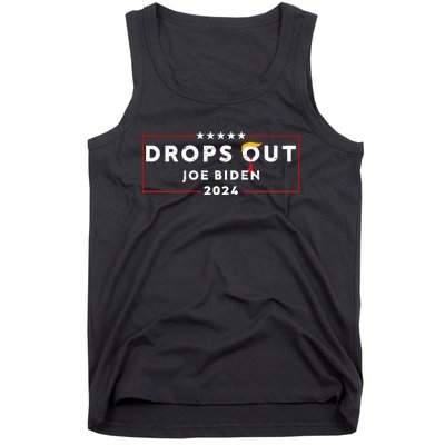 Joe Biden Drops Out 2024 Funny Trump Tank Top