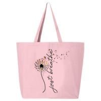 Just Breathe Dandelion And Buterflies Summer Top 25L Jumbo Tote