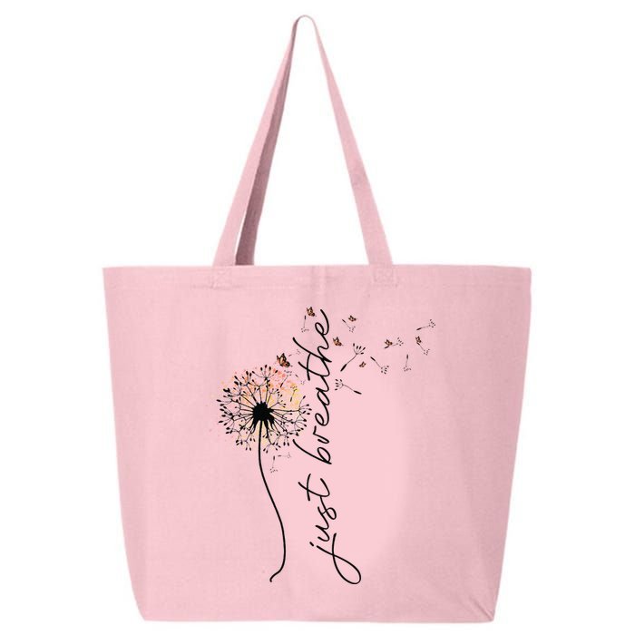 Just Breathe Dandelion And Buterflies Summer Top 25L Jumbo Tote