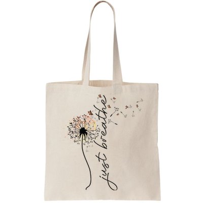 Just Breathe Dandelion And Buterflies Summer Top Bag