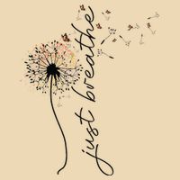 Just Breathe Dandelion And Buterflies Summer Top Bag