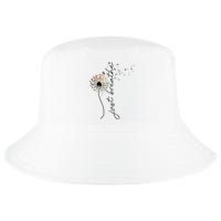 Just Breathe Dandelion And Buterflies Summer Top Cool Comfort Performance Bucket Hat