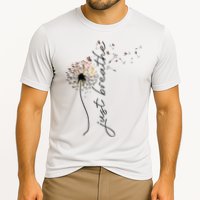 Just Breathe Dandelion And Buterflies Summer Top Cooling Performance Crew T-Shirt