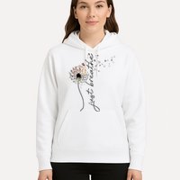 Just Breathe Dandelion And Buterflies Summer Top Hoodie