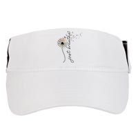 Just Breathe Dandelion And Buterflies Summer Top Adult Drive Performance Visor