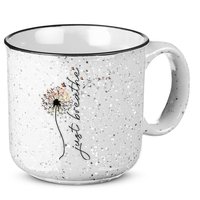 Just Breathe Dandelion And Buterflies Summer Top 15oz Campfire Ceramic Mug