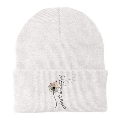 Just Breathe Dandelion And Buterflies Summer Top Beanie