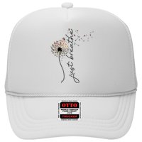 Just Breathe Dandelion And Buterflies Summer Top Hat