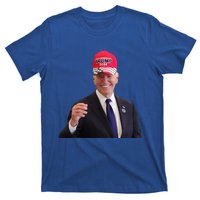 Joe Biden Dons Trump 2024 Cap Wear A Trump Hat T-Shirt