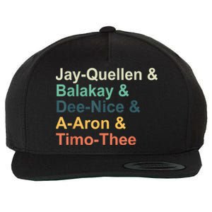 Jayquellen & Balakay & Deenice & Aaron & Timothee Wool Snapback Cap