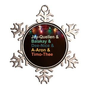 Jayquellen & Balakay & Deenice & Aaron & Timothee Metallic Star Ornament