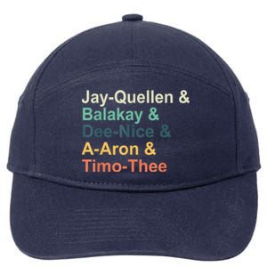 Jayquellen & Balakay & Deenice & Aaron & Timothee 7-Panel Snapback Hat