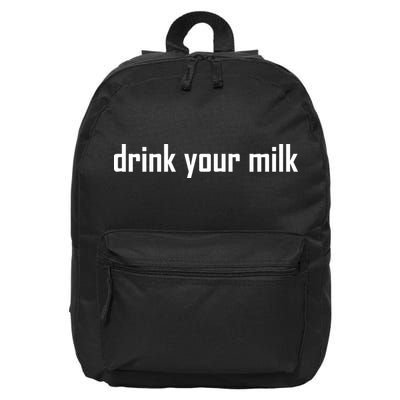 Jonathan Bailey Drink Your Milk 16 in Basic Backpack
