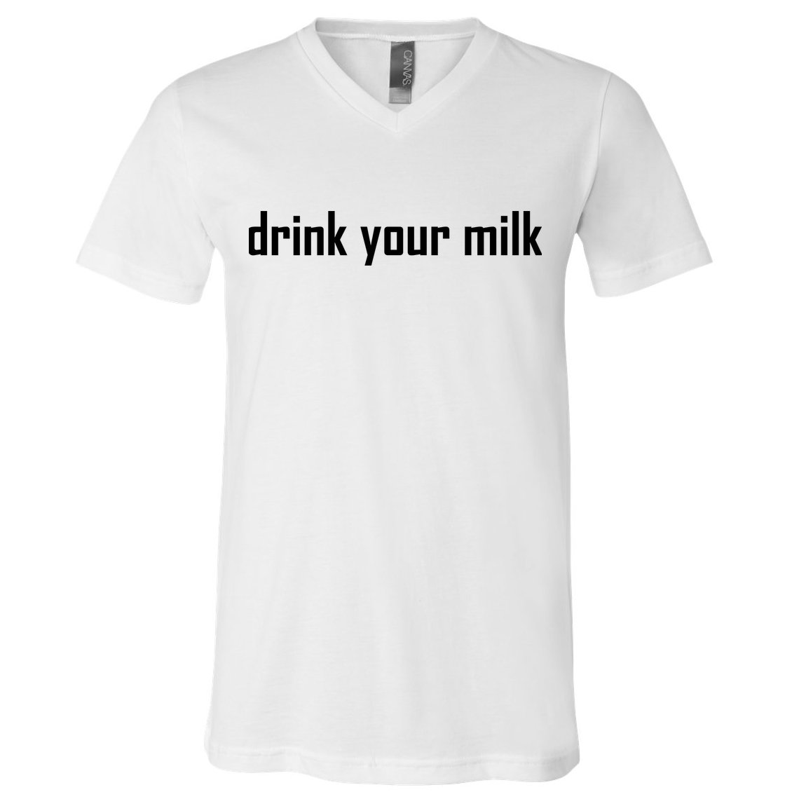 Drink Your Milk V-Neck T-Shirt