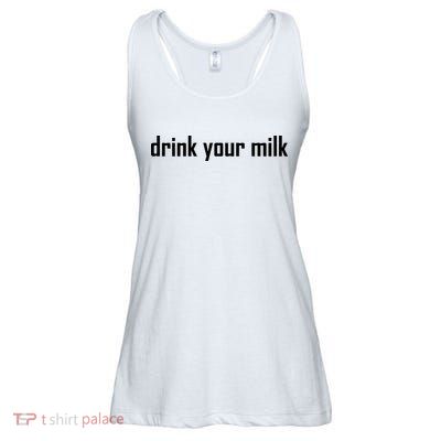 Jonathan Bailey Drink Your Milk Ladies Essential Flowy Tank